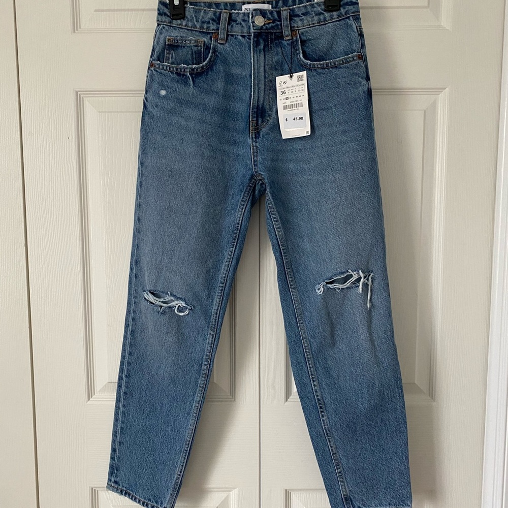 Brand new Zara mom jeans